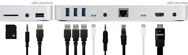 Док OWC USB-C Dock комплектуется блоком питания мощностью 80 Вт