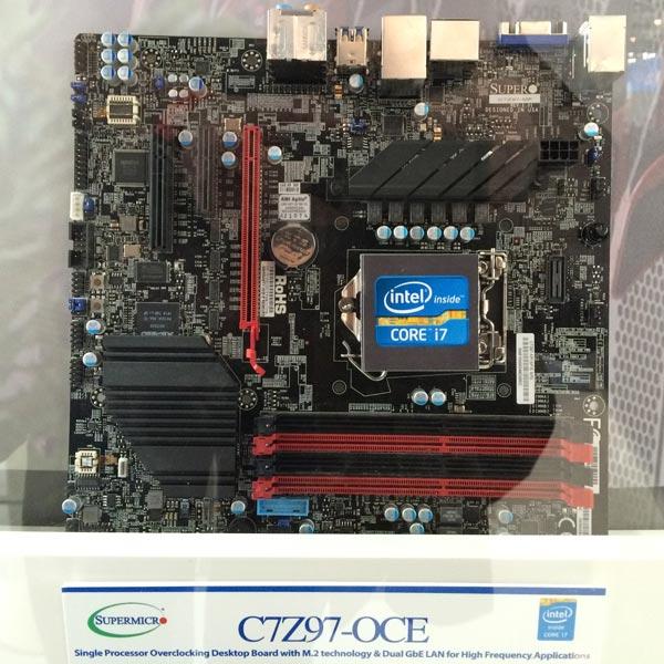 Системная плата Supermicro C7Z97-OCE предназначена для ...