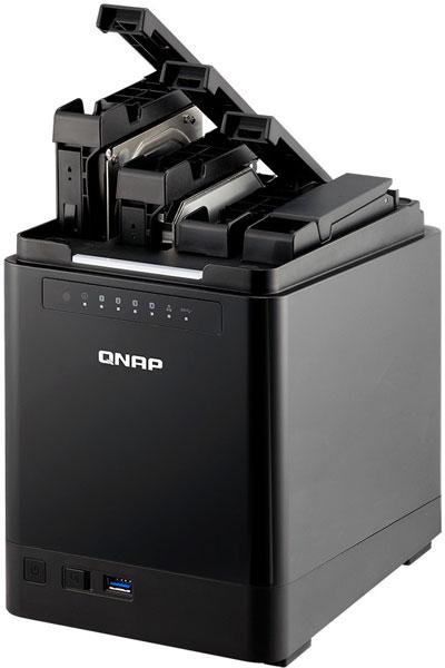 Интересной особенностью хранилища QNAP TS-453mini является возможность его использования в качестве ПК