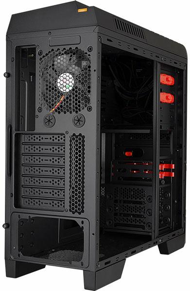 В боковой панели компьютерного корпуса CoolTek GT-04 есть окно неправильной формы