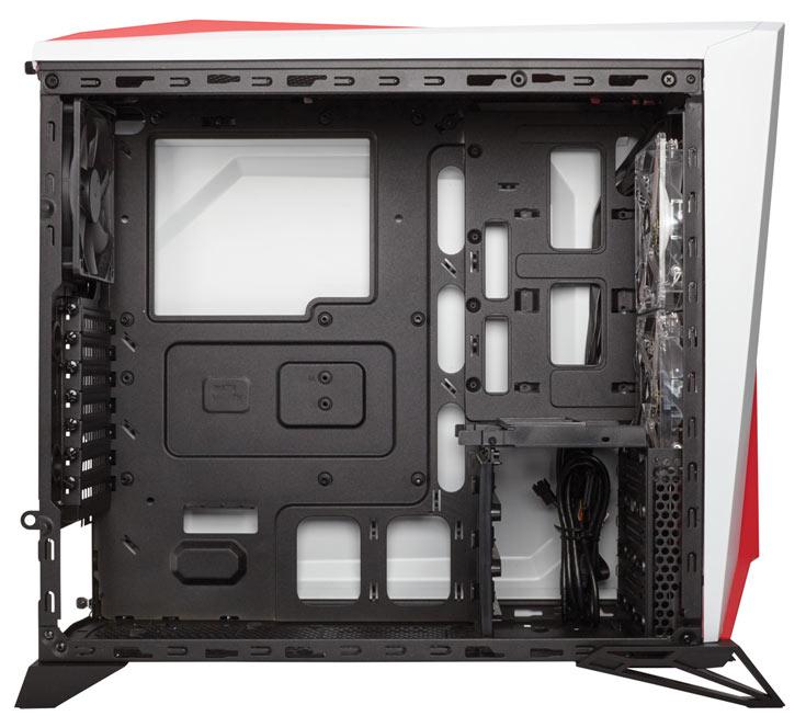 Компьютерный корпус Corsair Spec-Alpha Carbide рассчитан на плату типоразмера ATX
