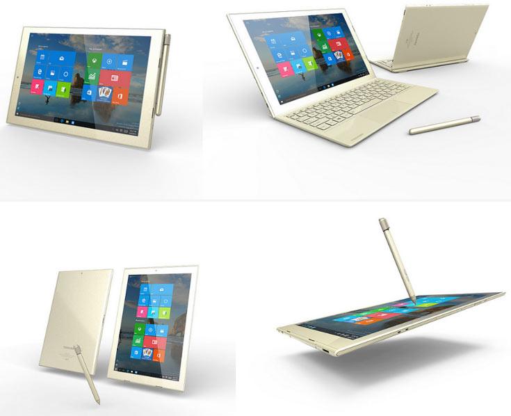 Толщина Toshiba dynaPad — 6,9 мм