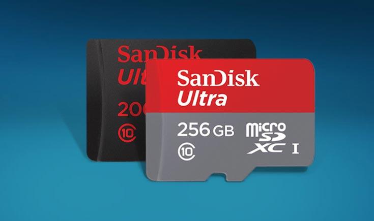 Продажи карточек SanDisk Extreme microSDXC UHS-I объемом 256 ГБ начнутся в четвертом квартале