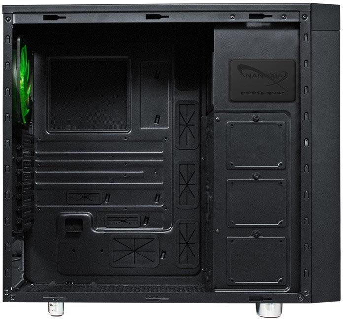 Корпус для ПК Nanoxia CoolForce 2 рассчитан на системные платы типоразмера XL-ATX