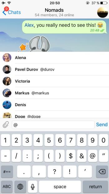 Telegram теперь позволяет редактировать сообщения после отправки