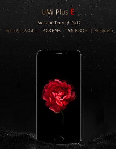 UMi Plus E — первый смартфон с SoC Helio P20 и 6 ГБ ОЗУ, который оценен в $199