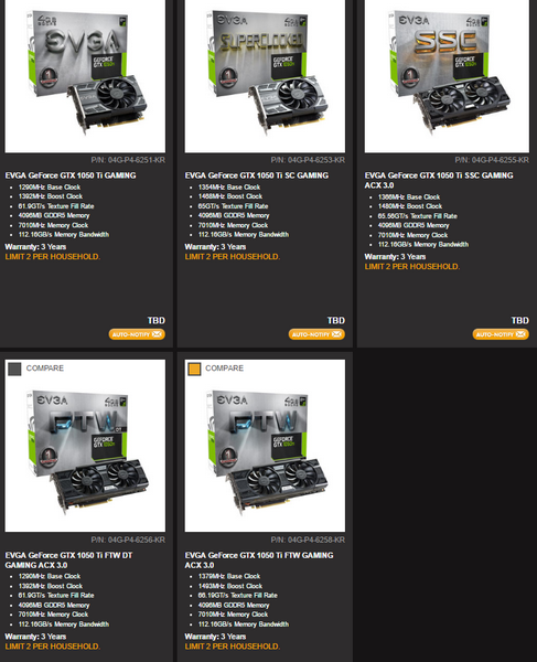 Видеокарты GeForce GTX 1050 и GTX 1050 Ti в исполнении EVGA могут быть очень длинными для этого сегмента, фото 1