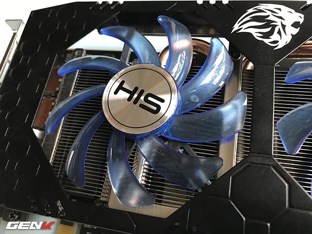 Конструкция системы охлаждения 3D-карты HIS Radeon RX 570 IceQ X2 включает две медные тепловые трубки и два вентилятора