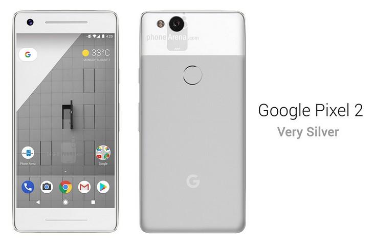 Смартфон Google Pixel 2 будет доступен в пяти цветах