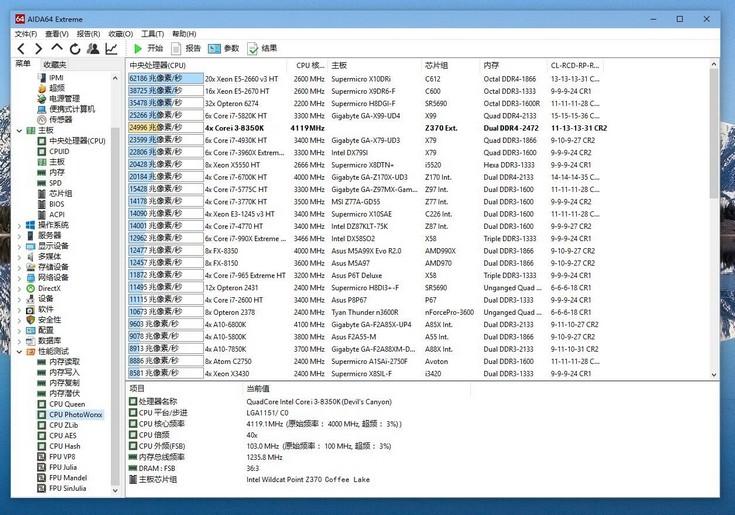 Intel Core i3-8350K может обойти Core i7-7700K в некоторых режимах