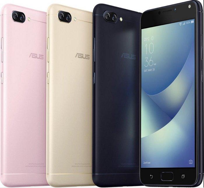 Линейка смартфонов Asus Zenfone 4 представлена во всех цветах на официальных изображениях