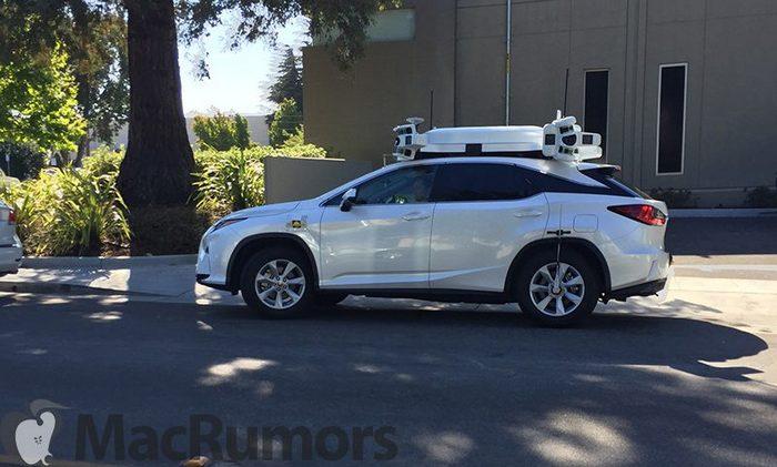 На дорогах замечен новый беспилотный автомобиль Apple
