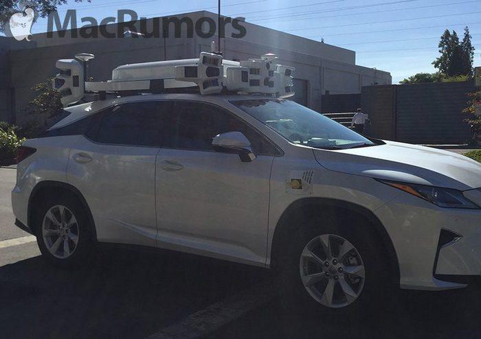 На дорогах замечен новый беспилотный автомобиль Apple