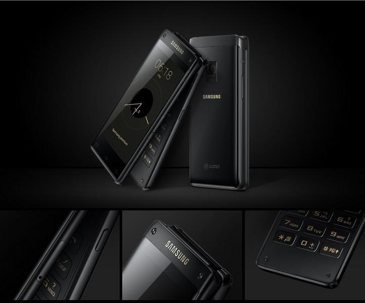 Смартфон Samsung Leadership 8 представляет собой раскладушку