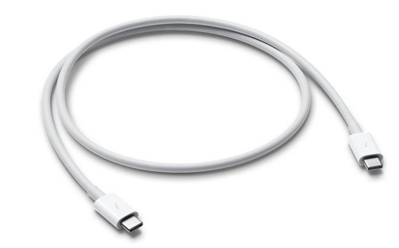 Apple просит 40 долларов за свой первый кабель Thunderbolt 3