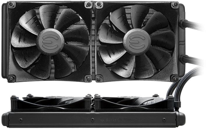 Жидкостные системы охлаждения EVGA CLC 120 и 280 оснащены полноцветной подсветкой