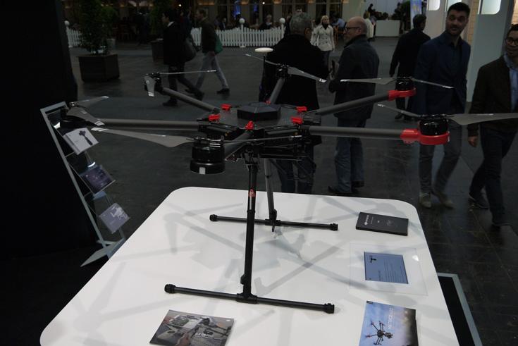 Компания DJI привезла в Ганновер дрон Inspire 2 и другие модели