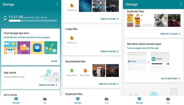Файловый менеджер Google Files Go уже можно скачать