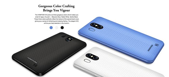 Смартфон HomTom S16 со сдвоенной камерой и дисплеем 18:9 стоит менее $65