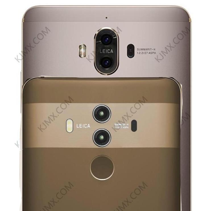 Новые изображения позволяют сравнить дизайн и габариты Huawei Mate 10 Pro и Mate 9