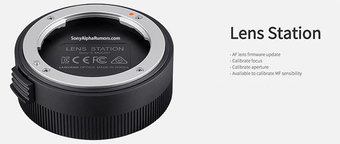Док Samyang Lens Station будет подключаться к компьютеру по интерфейсу USB