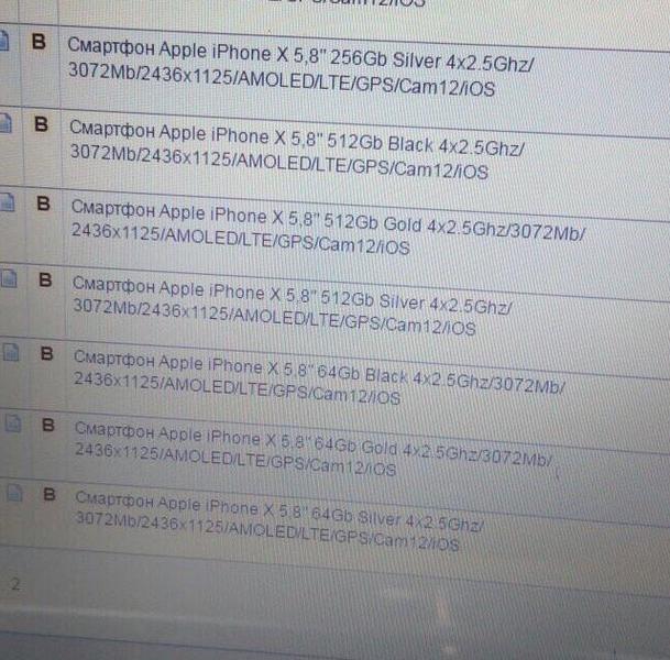 iPhone X будет иметь дисплей разрешением 2436 х 1125 пикселей