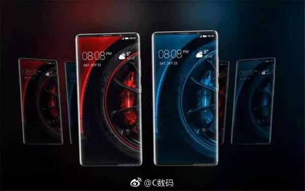 Опубликованы новые изображения смартфона Huawei Mate 10 Pro в красном и синем цветовых вариантах