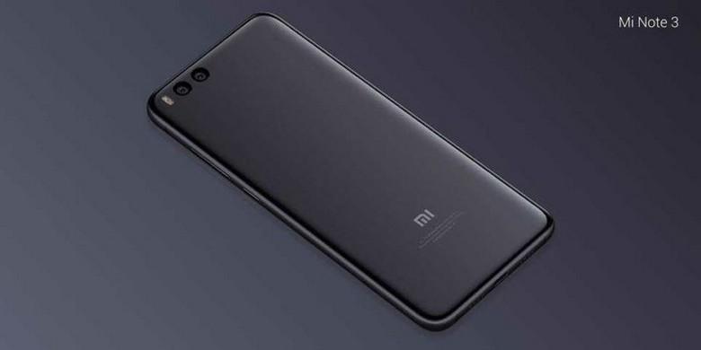 Смартфон Xiaomi Mi Note 3 стоит столько же, сколько Mi 6