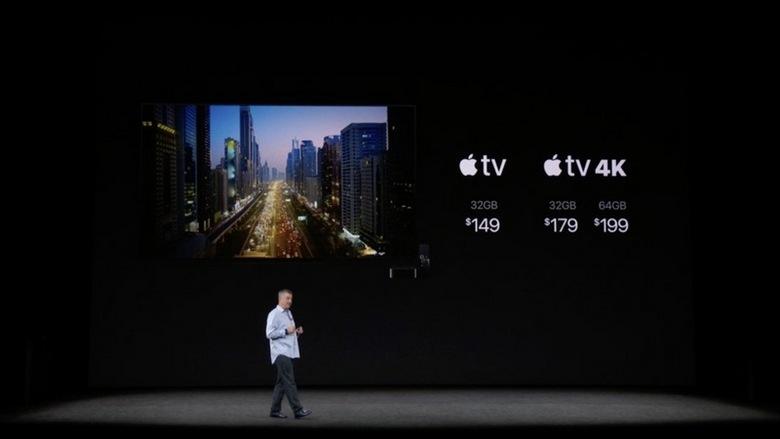 Представлен плеер Apple TV 4K стоимостью от $179