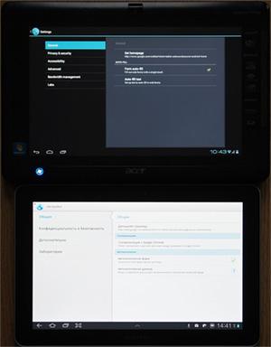 настройки браузера в Android 4.0 и 3.0