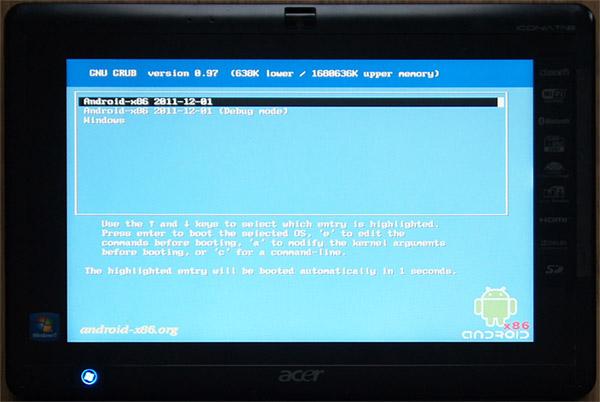 загрузка Android 4.0