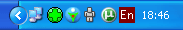 Системный лоток Windows с установленным Break Time