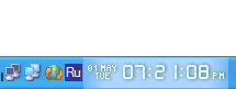 Рабочее окно AtClock