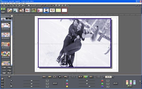 Применение эффектов к фотографиям в Dg Foto Art