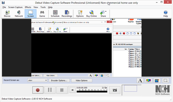 Debut Video Capture Software
