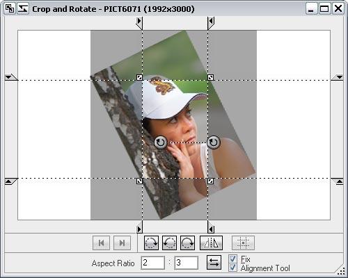 Кадрирование и поворот изображений в StudioLine Photo Basic