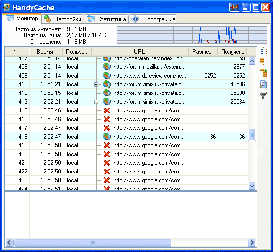 HandyCache 0.95