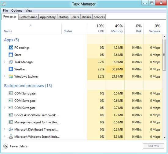 Скриншот Windows 8 Consumer Preview
