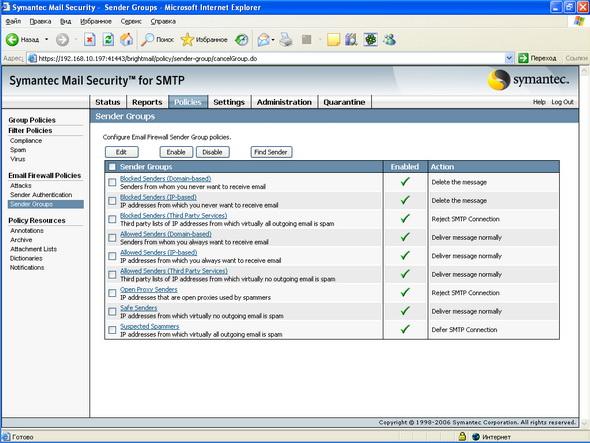 Symantec Mail Security 5.0 for SMTP, фото 28