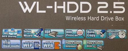 Накопитель ASUS WL-HDD2.5 с беспроводным доступом по 802.11g, фото 13