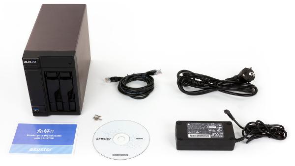 Комплект поставки Asustor AS-302T Комплект поставки Asustor AS-302T