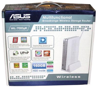 ASUS WL-700gE — беспроводной маршрутизатор с жестким диском., фото 3