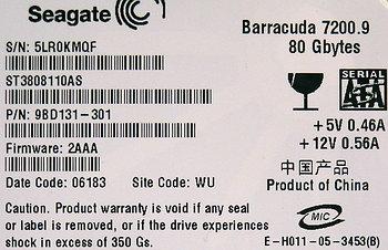 Винчестеры на 80 Гбайт. Часть 4: Seagate Baracuda 7200.9, фото 14