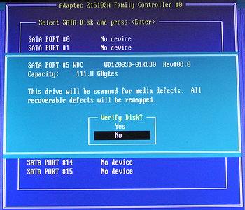 Adaptec Serial ATA RAID 21610SA, фото 15