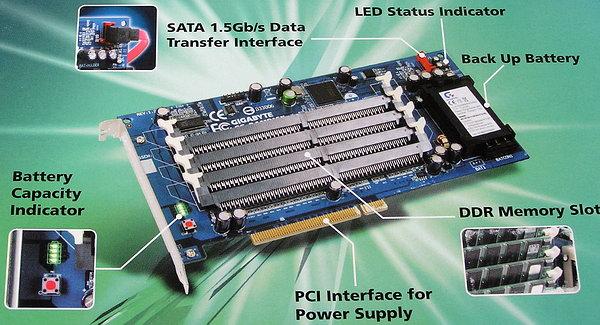 Gigabyte i-RAM (GC-RAMDISK), фото 5