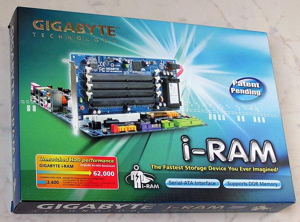 Gigabyte i-RAM (GC-RAMDISK): жесткий диск на базе DDR SDRAM