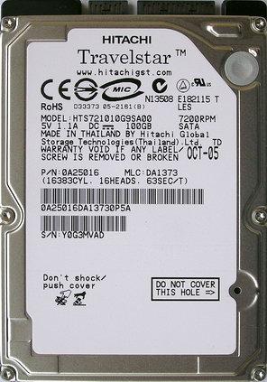 Hitachi Travelstar 7K100, фото 5