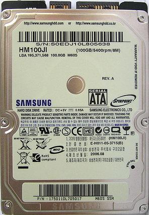 Диски Samsung M60 HM120JI и HM100JI, фото 4