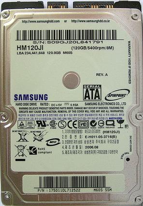 Диски Samsung M60 HM120JI и HM100JI, фото 3