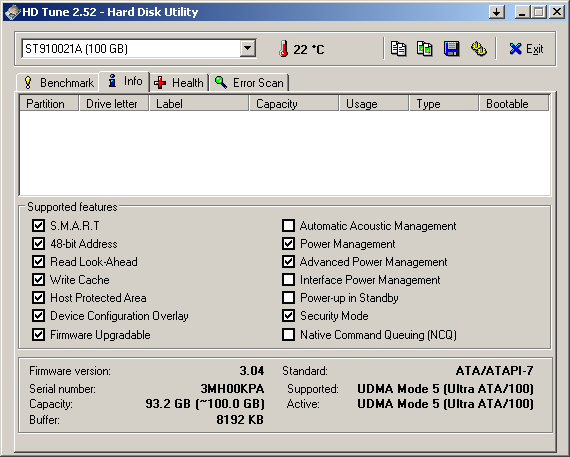 Seagate Momentus 7200.1 ST910021A, фото 6